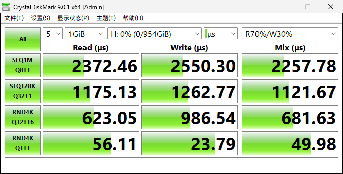 超融合集群节点1 - NVMe 数据盘 - 快速测速 - 延迟 2025-9-8_22-14-21.png
